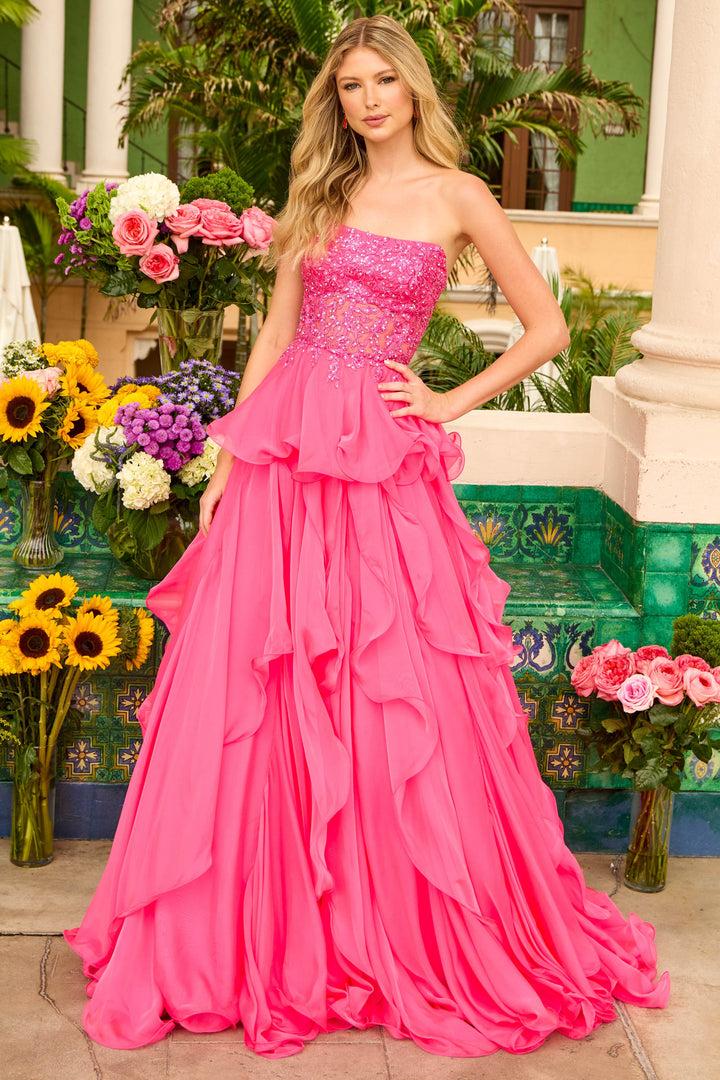 Ava Presley 29133 Strapless Sequin Corset Prom 2026 Dress