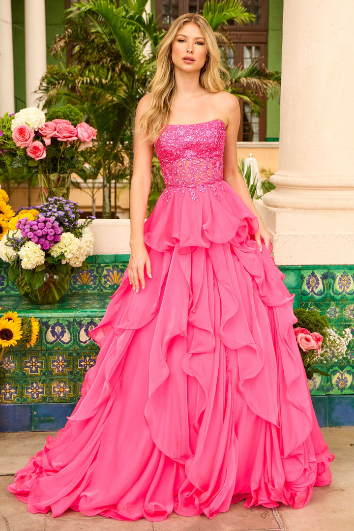 Ava Presley 29133 Strapless Sequin Corset Prom 2026 Dress