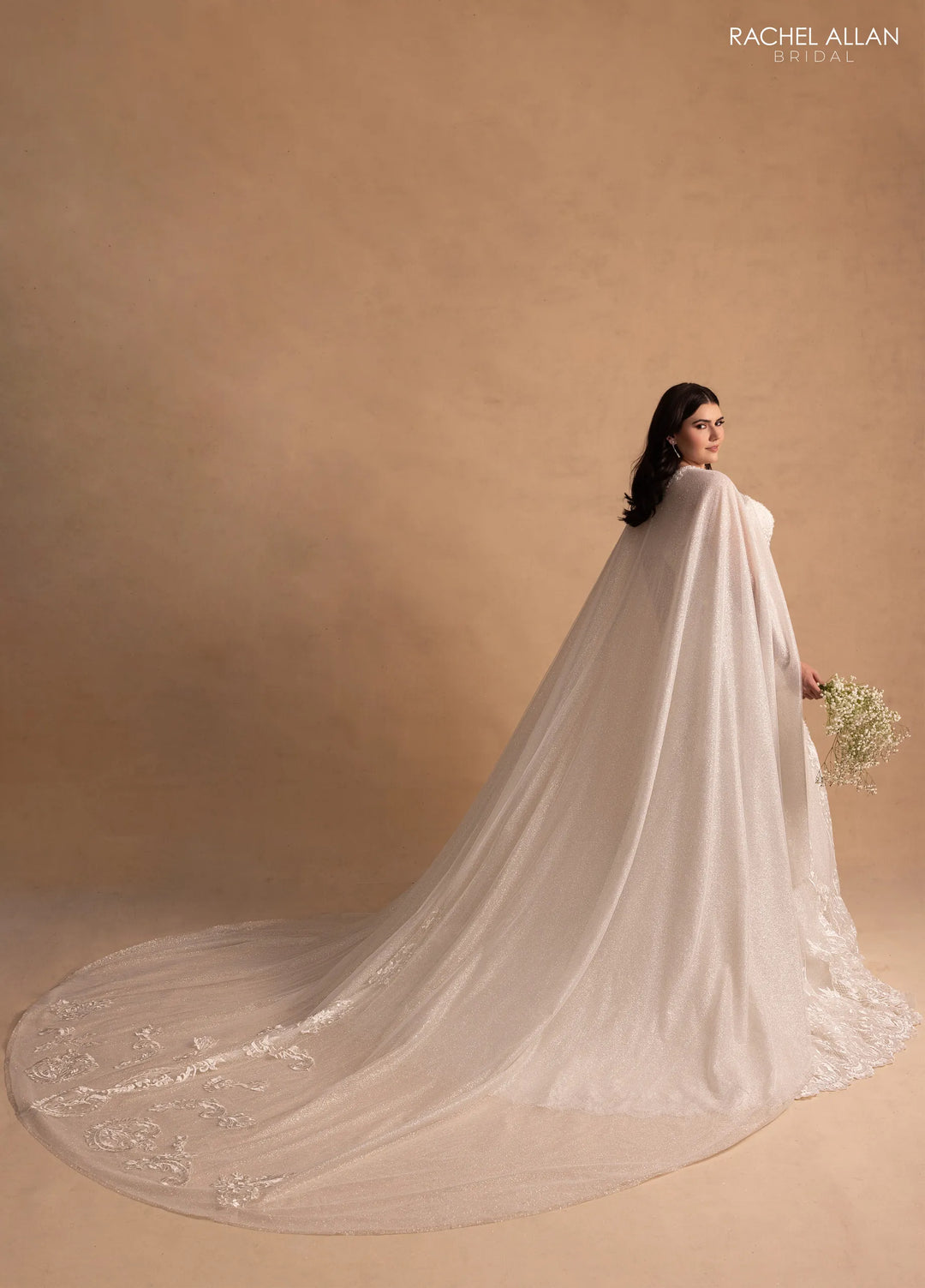 Rachel Allan M781 Glitter Lace Bridal Dress