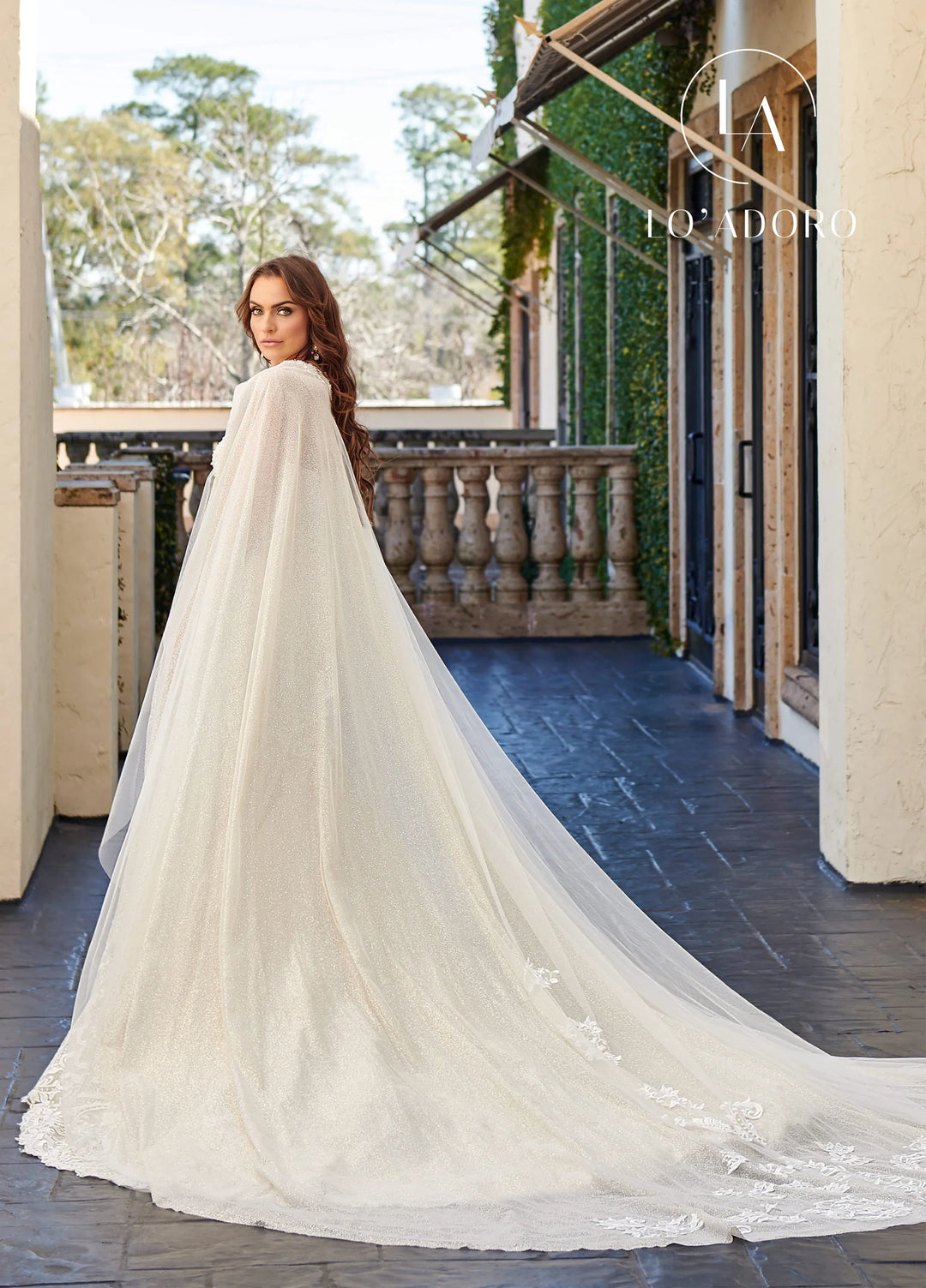 Rachel Allan M781 Glitter Lace Bridal Dress