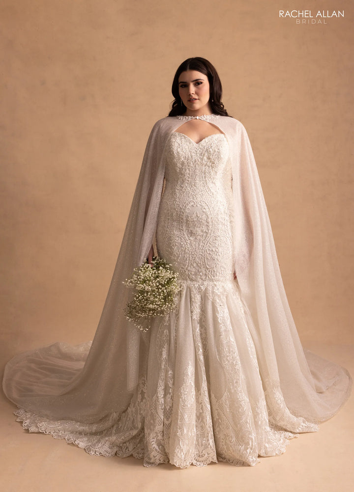 Rachel Allan M781 Glitter Lace Bridal Dress