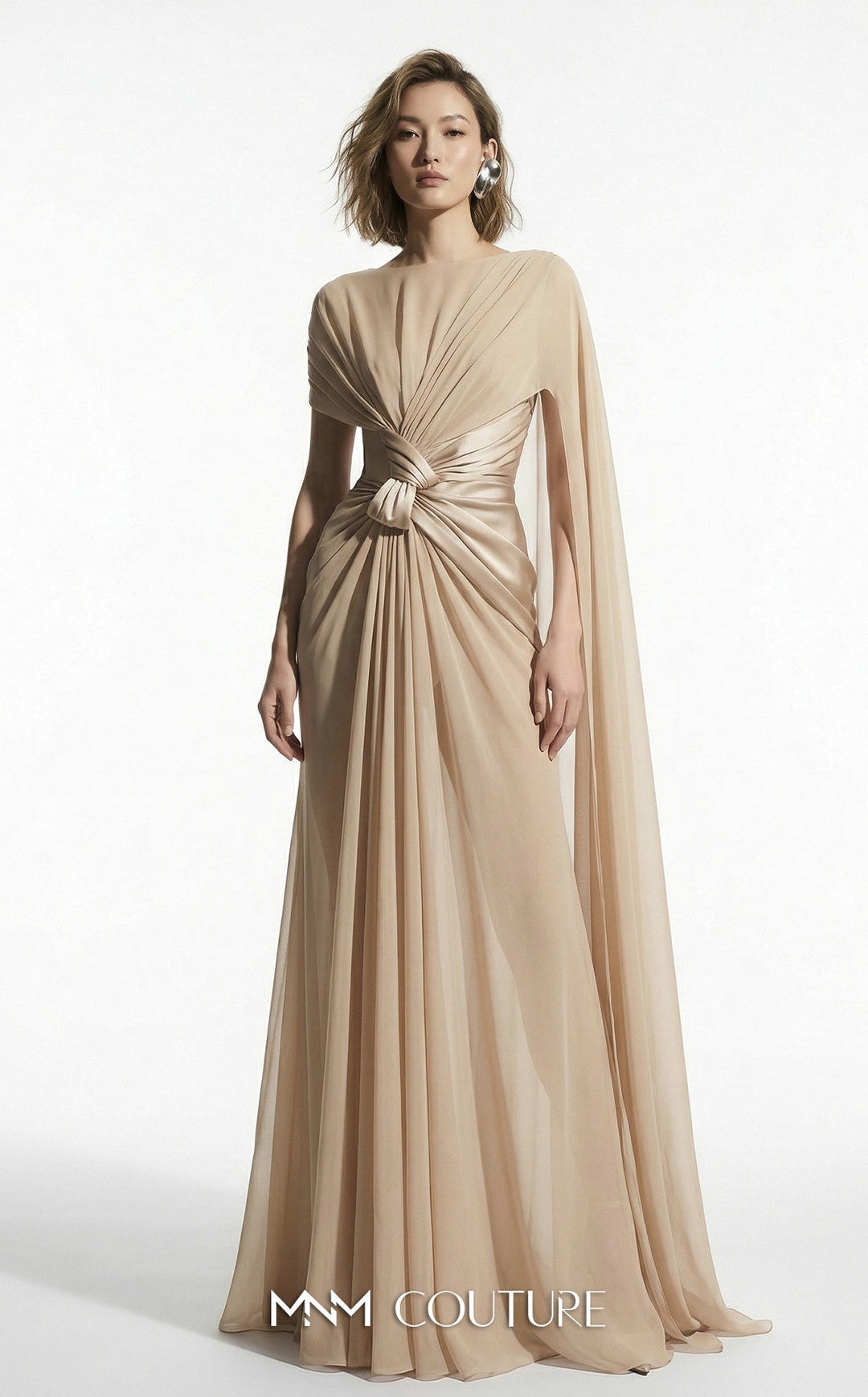MNM Couture E0160 Sleeveless Floor-Length Couture Dress