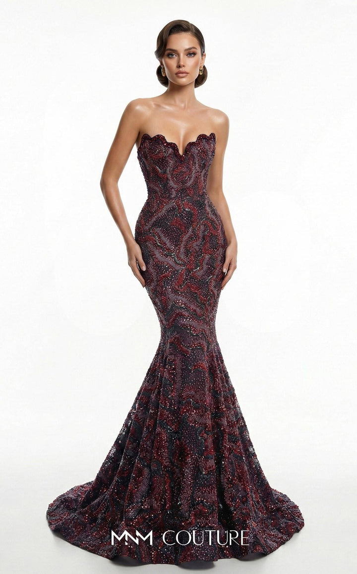 Fouad Sarkis F03018 Sweetheart Strapless Mermaid Couture Dress