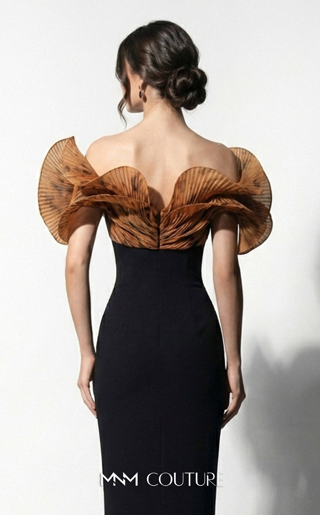Fouad Sarkis F03033 Off-the-Shoulder Strapless Couture Dress