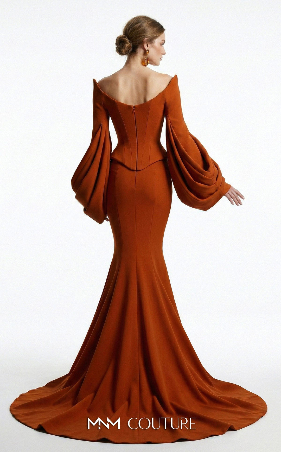 Fouad Sarkis F03036 Sweetheart Off-Shoulder Mermaid Couture Dress