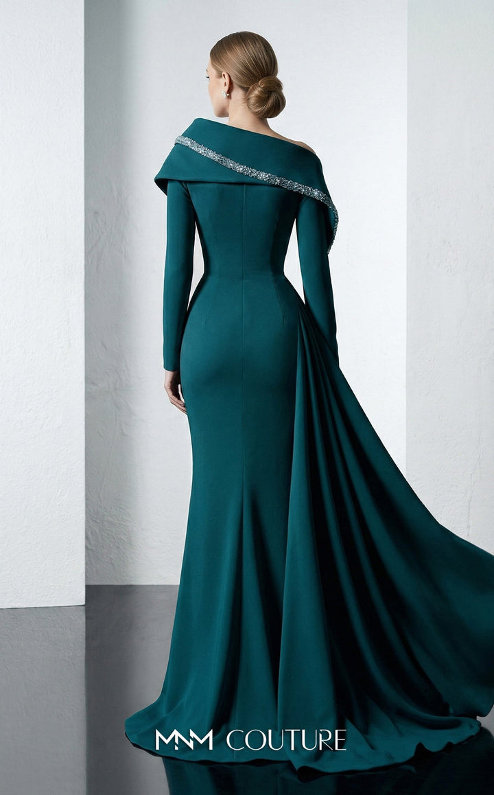 Fouad Sarkis F03038 Single-Shoulder Sweetheart Mermaid Couture Dress