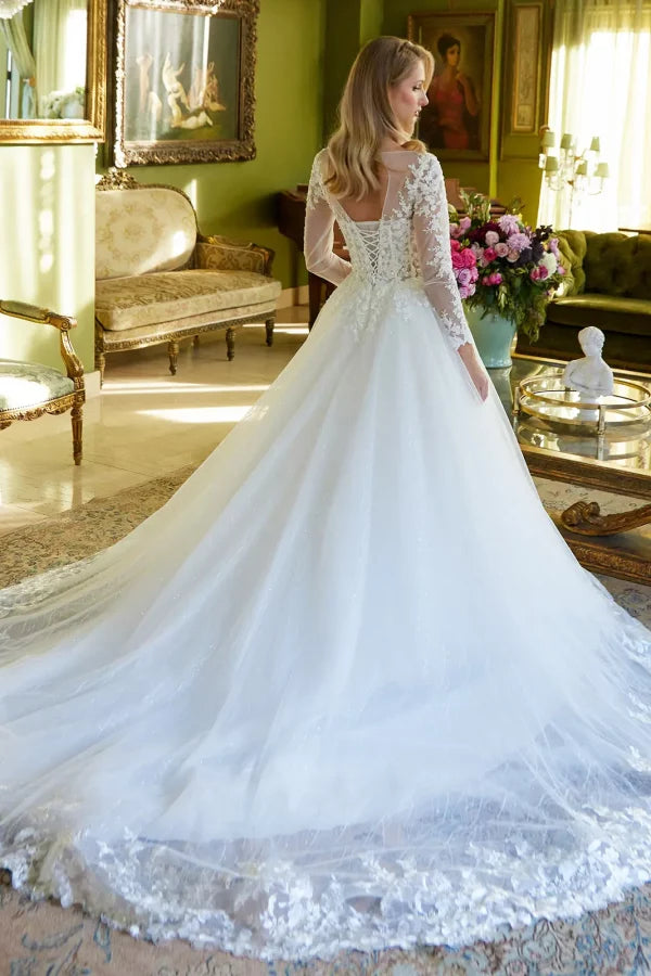 GLS Collective GL3603 Long Sleeve Bridal Dress