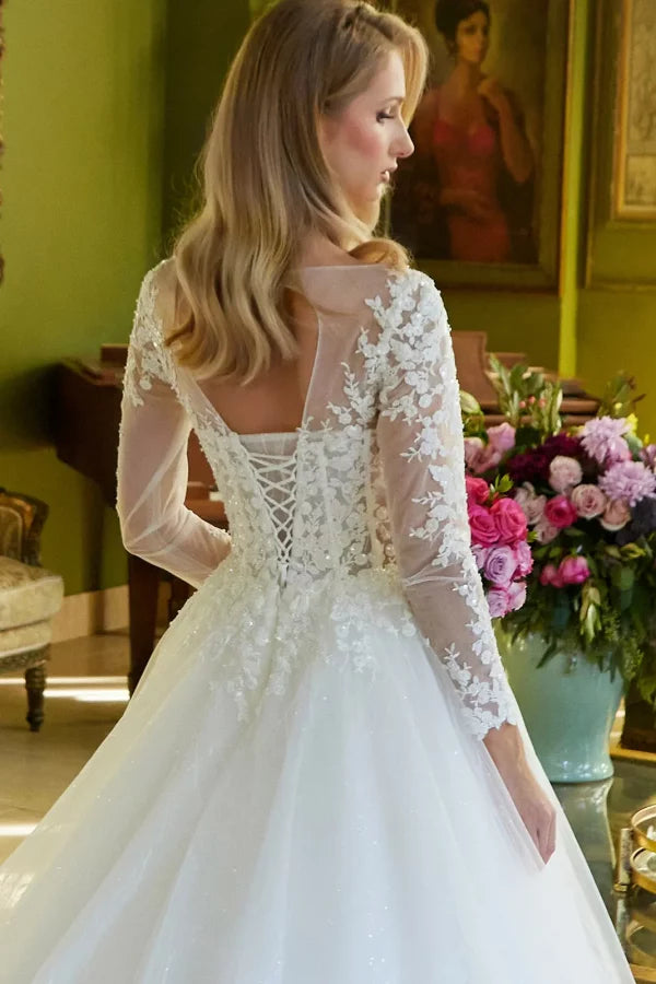 GLS Collective GL3603 Long Sleeve Bridal Dress