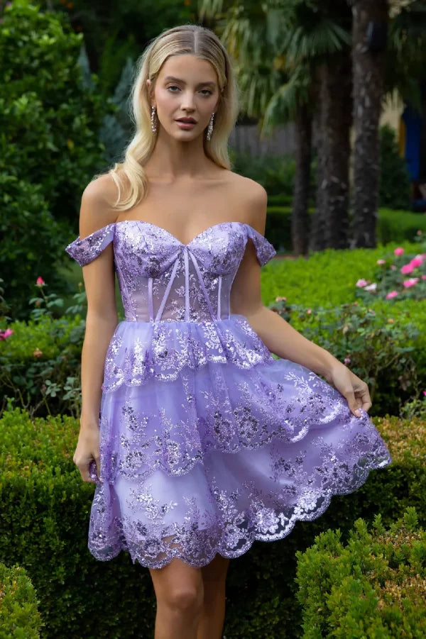 GLS Collective GS3506 Glitter Sweetheart Homecoming Dress