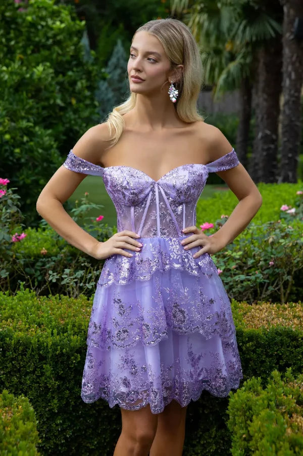 GLS Collective GS3506 Glitter Sweetheart Homecoming Dress