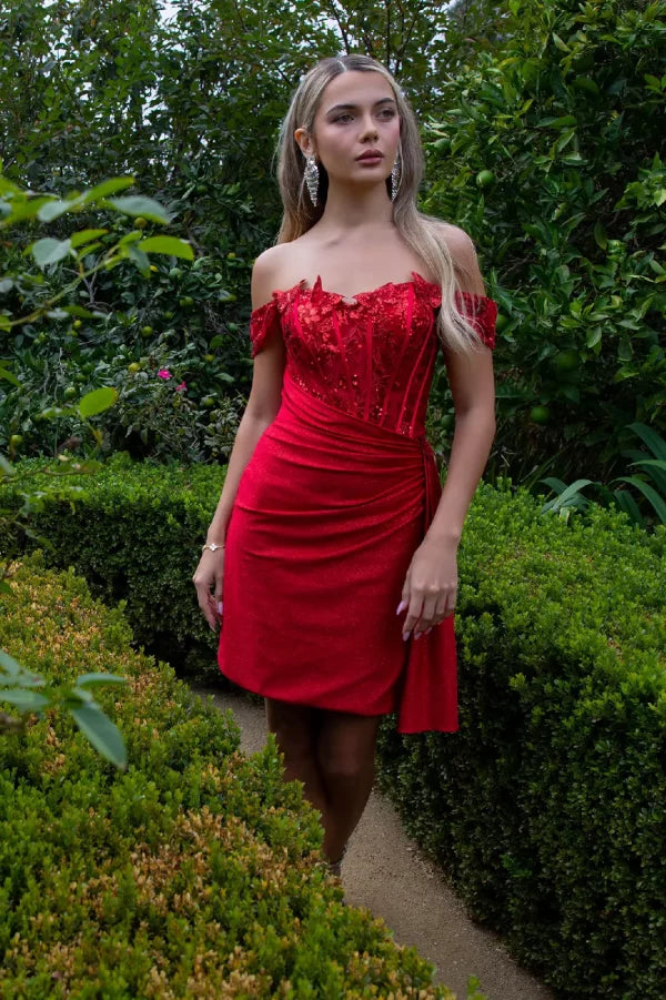 GLS Collective GS3509 Glitter Sweetheart Homecoming Dress
