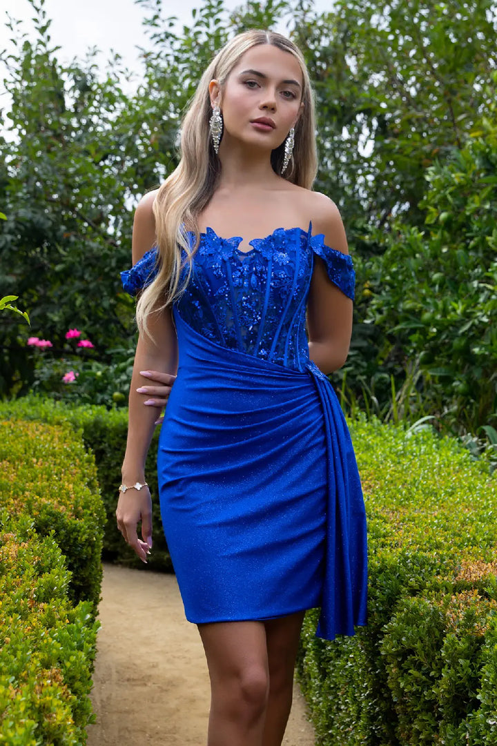 GLS Collective GS3509 Glitter Sweetheart Homecoming Dress