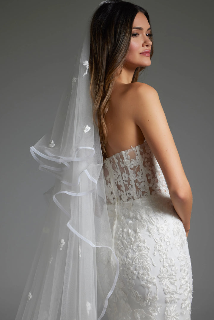 Jovani JB07260 Embellished Mermaid Bridal Dress