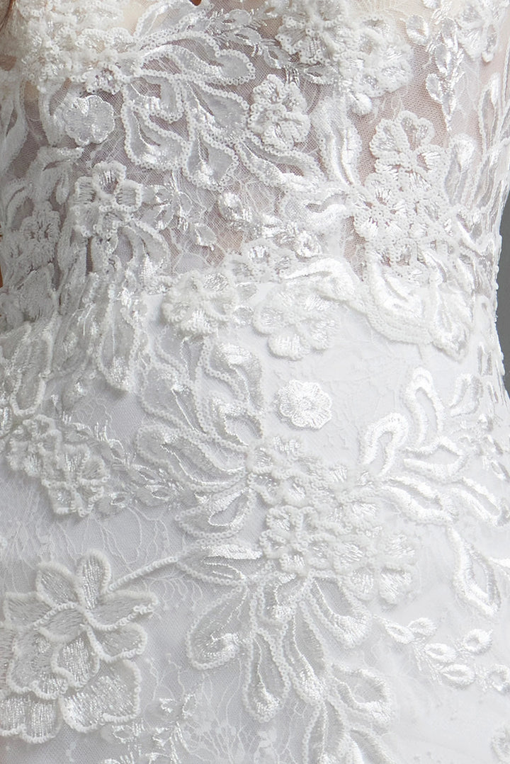 Jovani JB37538 Spaghetti Straps Floral Embroidered Dress