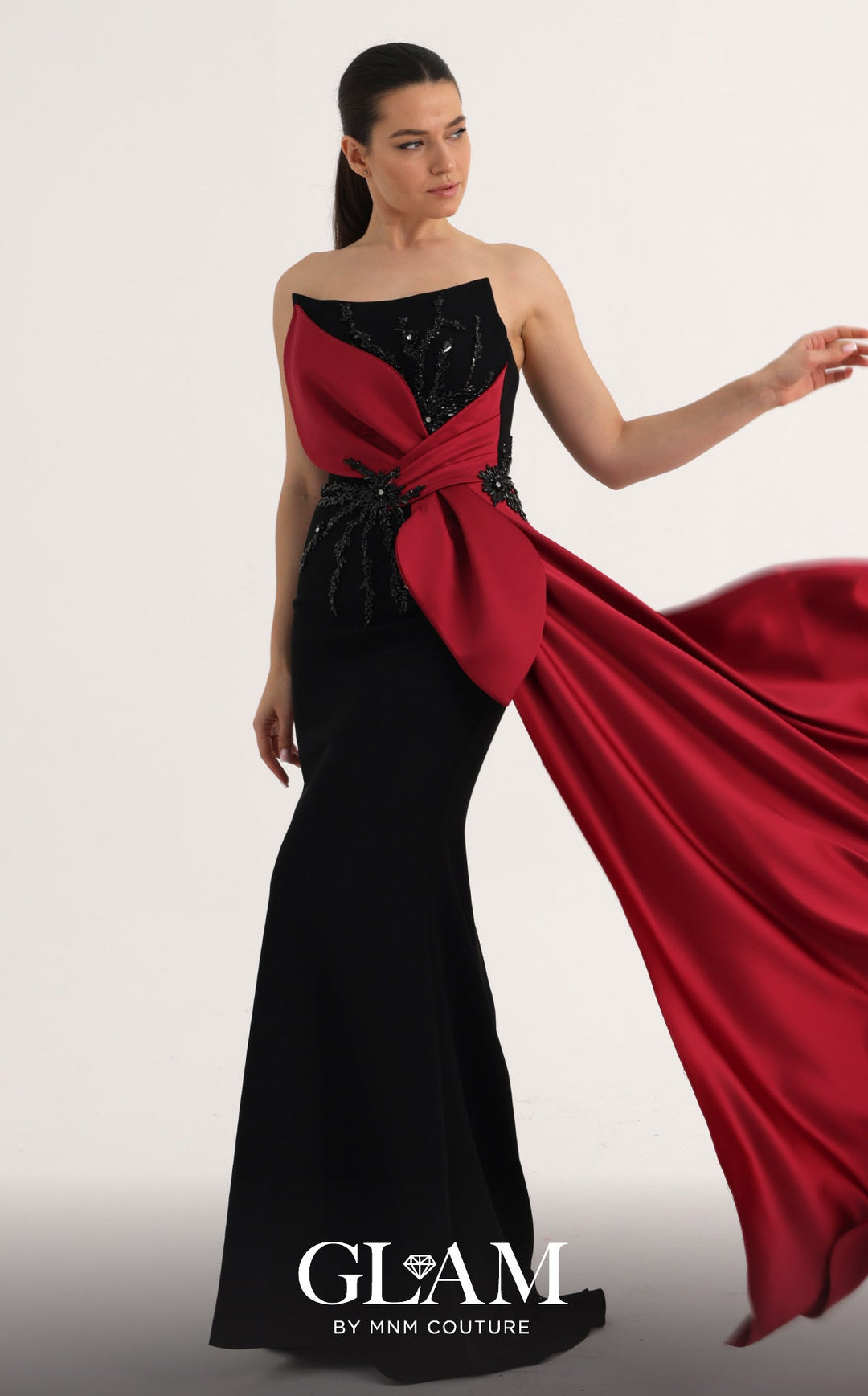 MNM Couture O07861 Sleeveless Mermaid Couture Dress