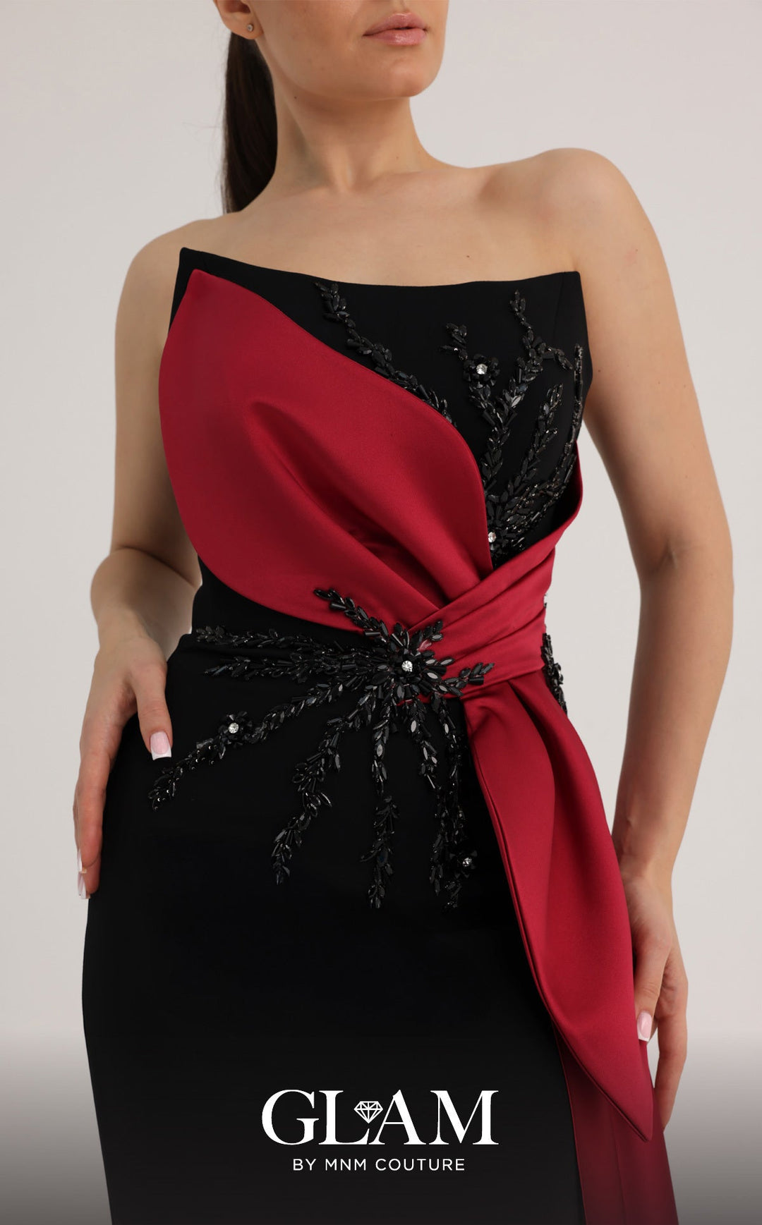 MNM Couture O07861 Sleeveless Mermaid Couture Dress