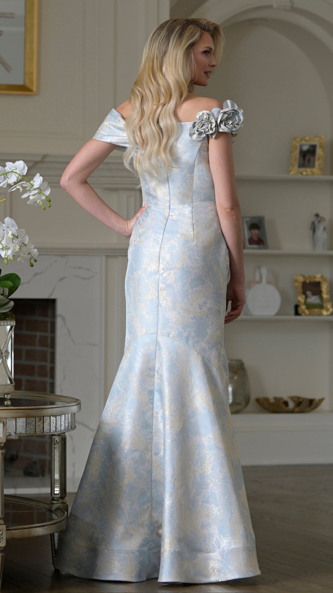 Rina Di Montella RD3522 Embellished Floor-Length Evening Dress