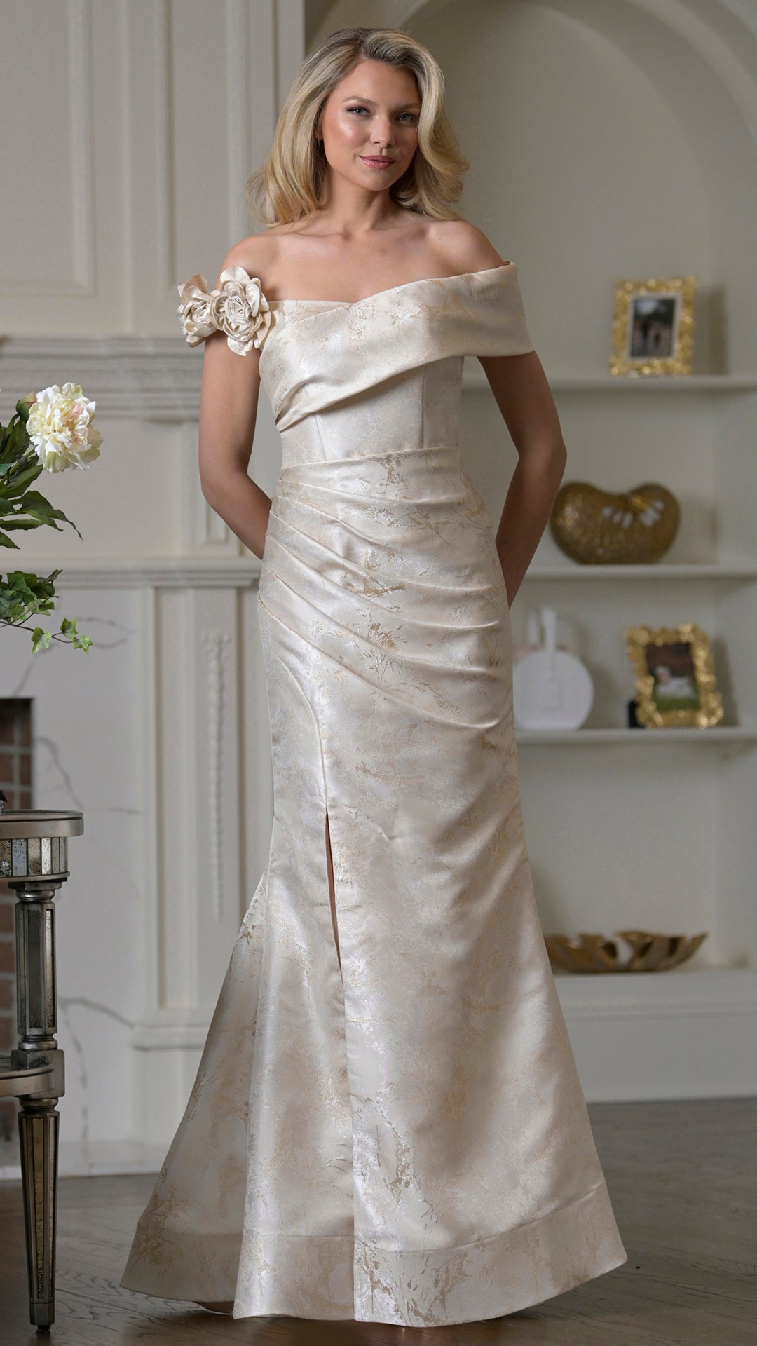 Rina Di Montella RD3522 Embellished Floor-Length Evening Dress