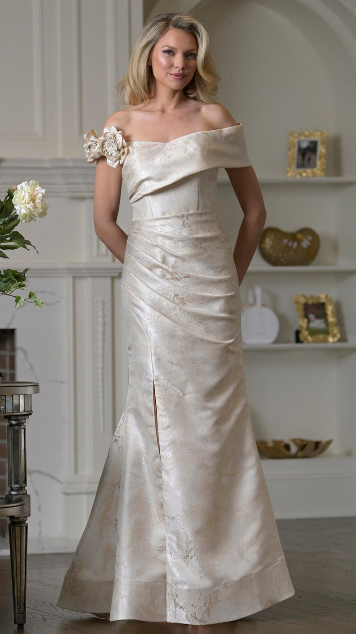 Rina Di Montella RD3522 Embellished Floor-Length Evening Dress