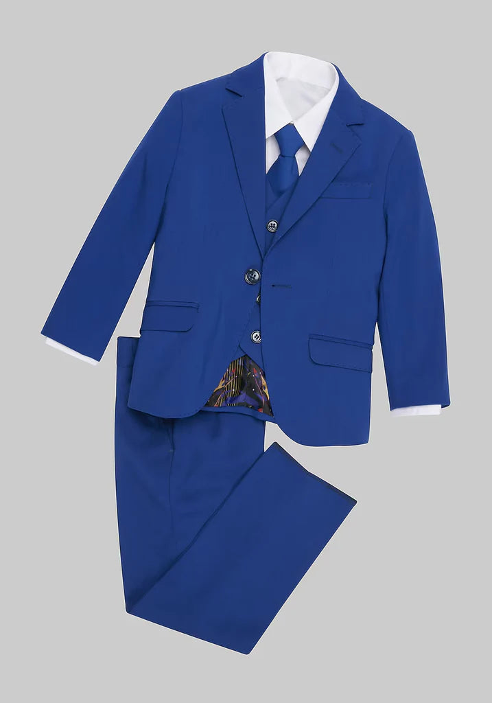 CLEO By Peanut Butter Collection Ramses Azure Blue Kids suit - FOSTANI.com