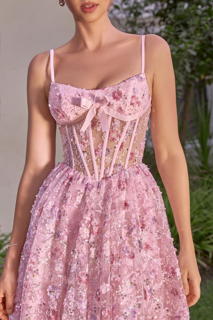 Andrea & Leo A1523 Floral Appliqué Prom 2026 Dress