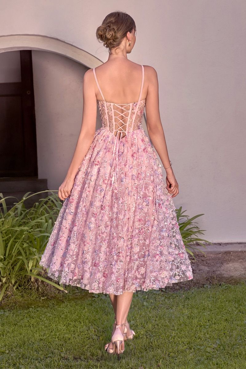 Andrea & Leo A1523 Floral Appliqué Prom 2026 Dress