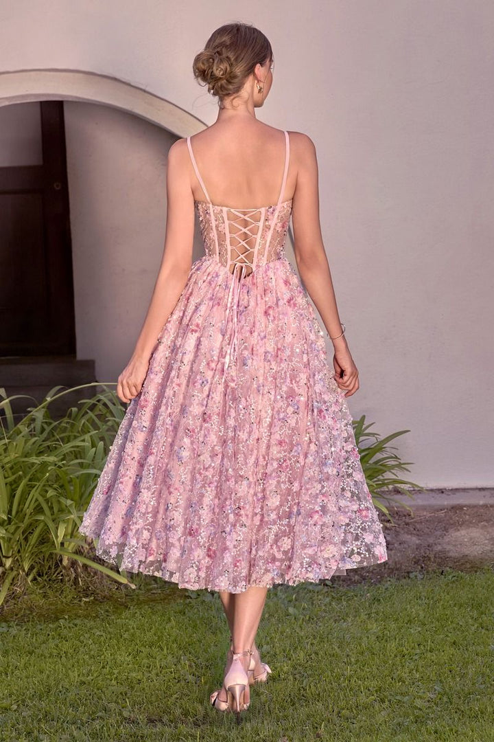 Andrea & Leo A1523 Floral Appliqué Prom 2026 Dress