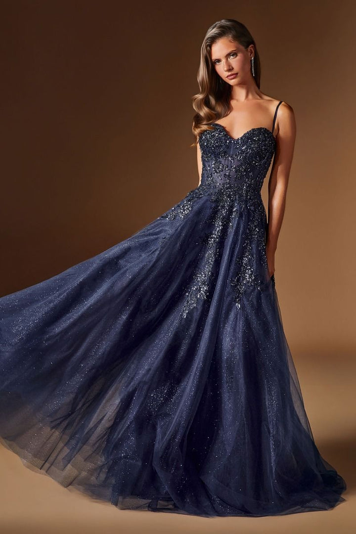 Ladivine C177 Glitter Corset Prom 2026 Dress