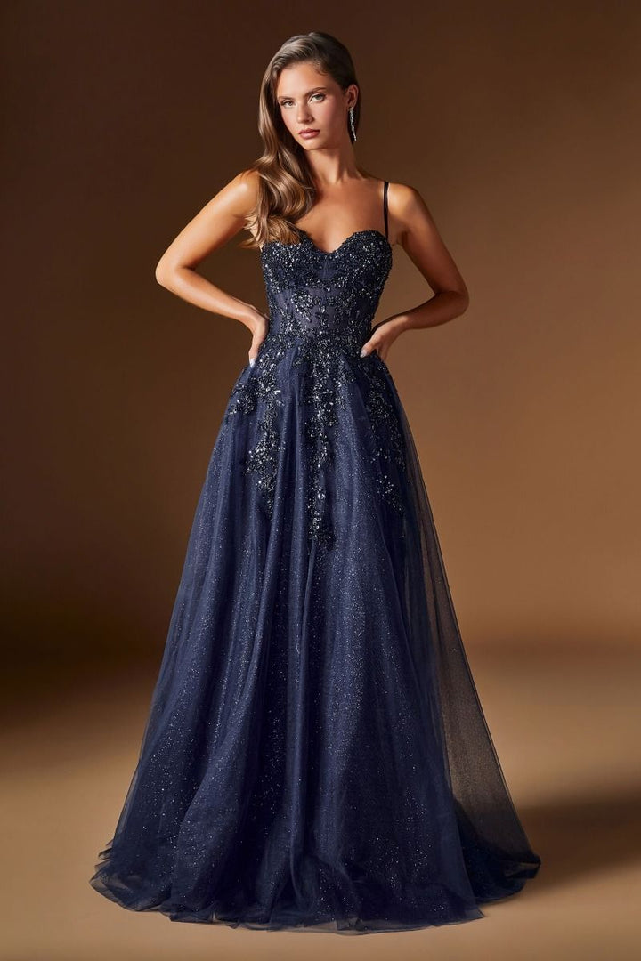 Ladivine C177 Glitter Corset Prom 2026 Dress