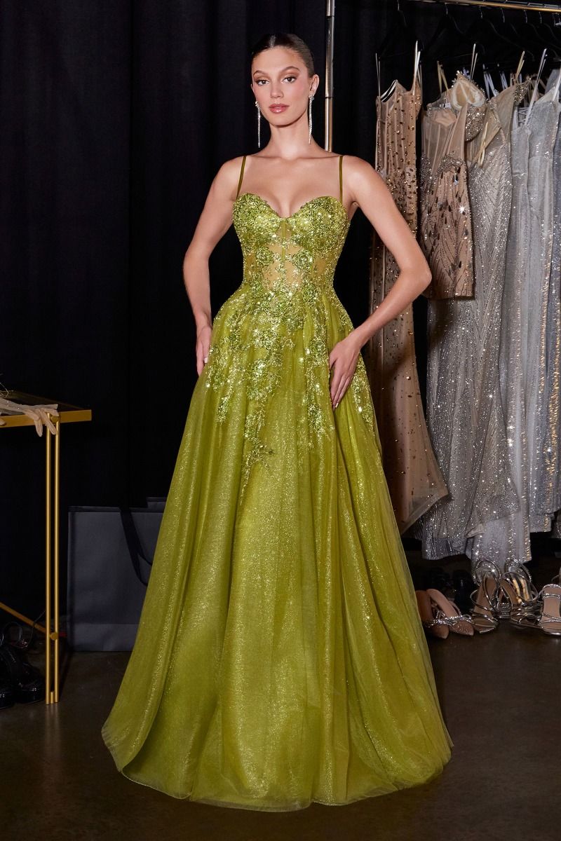 Ladivine C177 Glitter Corset Prom 2026 Dress