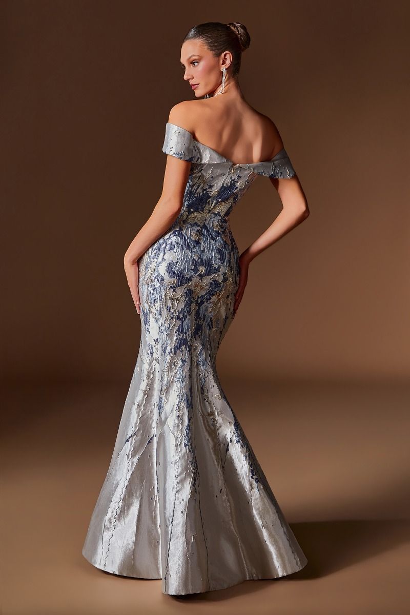 Ladivine CD0107 Off-Shoulder Mermaid Mother of the Bride Dress
