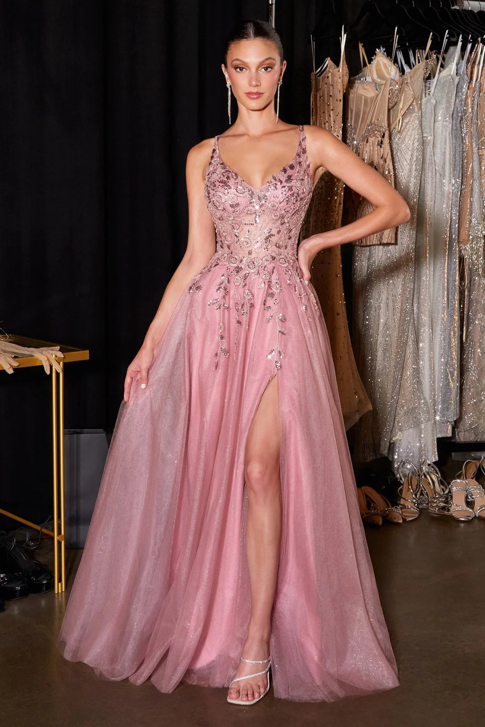 Ladivine CD2412 Sweetheart Corset A-Line Prom 2026 Dress