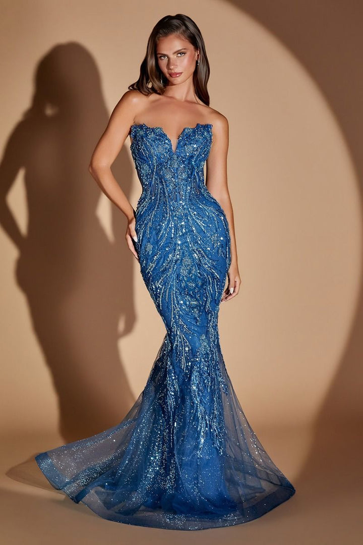 Ladivine CM393 Beaded Sequin Embroidered Prom 2026 Dress