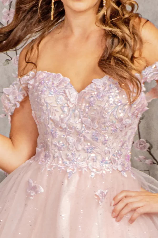 GLS Collective GS3186 Sequin Homecoming Dress
