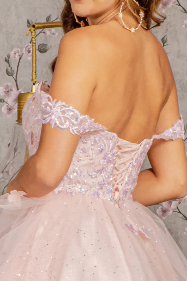 GLS Collective GS3186 Sequin Homecoming Dress