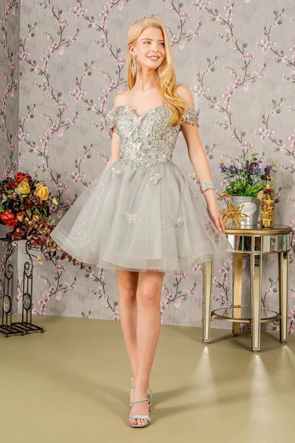 GLS Collective GS3186 Sequin Homecoming Dress