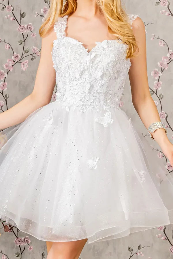 GLS Collective GS3186 Sequin Homecoming Dress