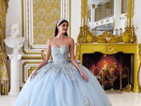 Ladivine 15715 Glitter A-Line Quinceanera Dress