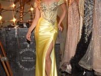 Ladivine KV1144 Off Shoulder Beaded Corset Prom 2026 Dress