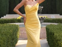 Ladivine CD676 Asymmetrical Strapless Prom 2026 Dress