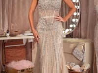 Ladivine CD684 Strapless Beaded Prom 2026 Dress