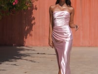 Amoris T745 Strapless High Slit Prom 2026 Dress