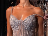 Ladivine CD648 Sweetheart Neckline Sleeveless Corset Bodice Homecoming Dress