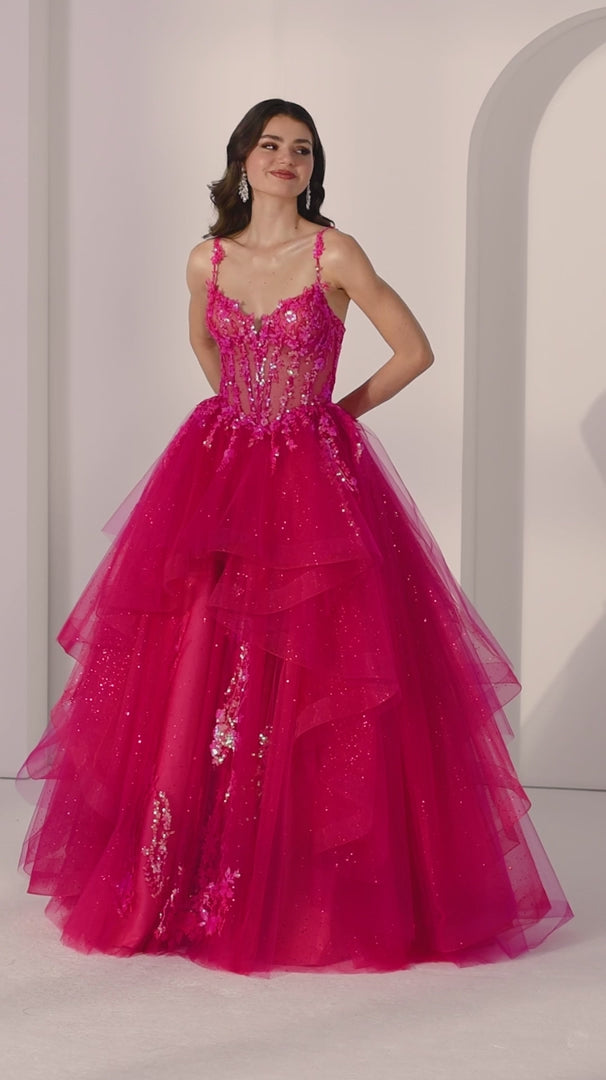 Morilee 49278 Glitter Tulle Prom Dress 2026
