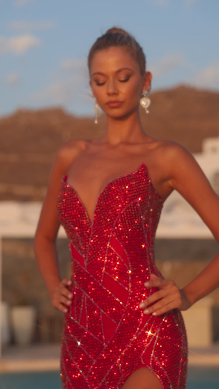 Portia and Scarlett PS26418C Sweetheart Sleeveless Corset Prom Dress 2026