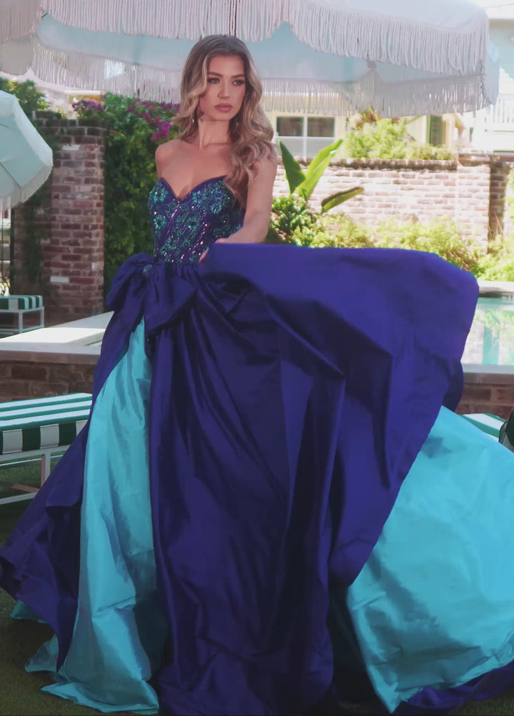 Rachel Allan 71068 High Slit Prom Dress 2026