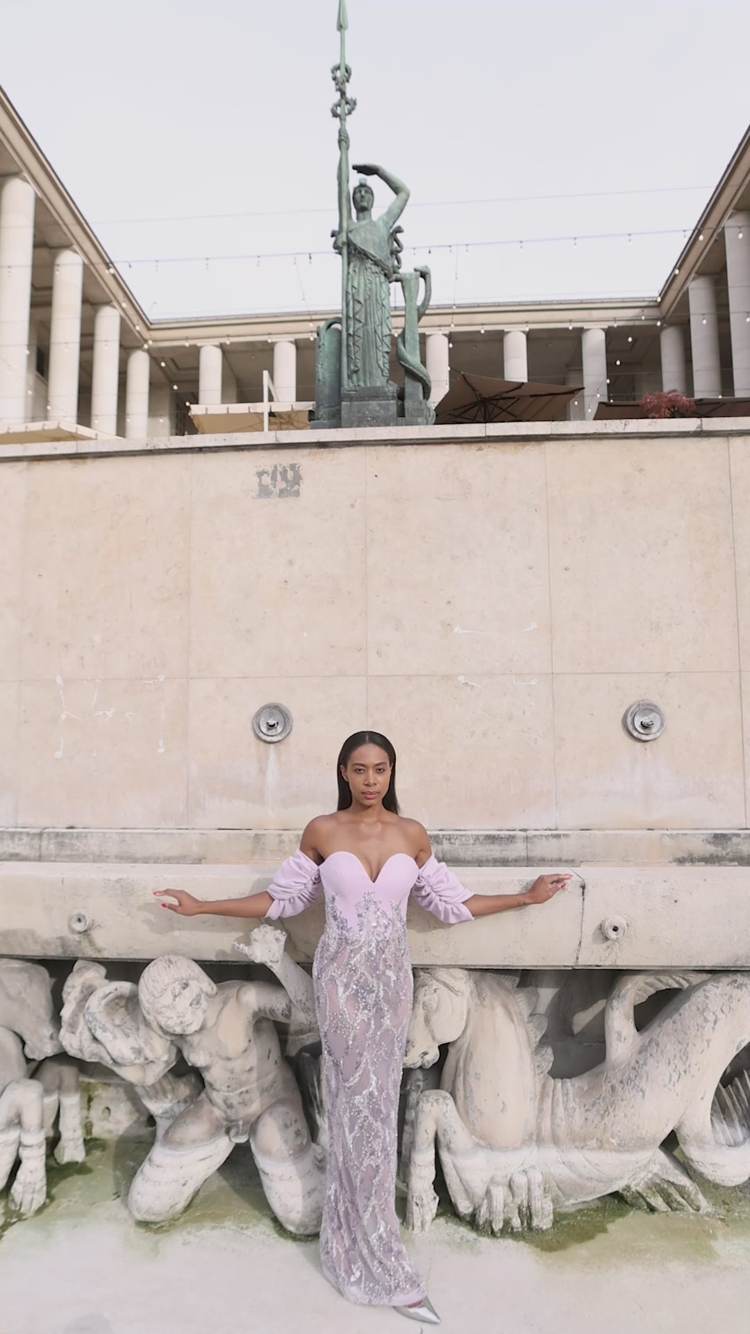 Abdo Aoude SS15 Off-the-Shoulder Couture Dress