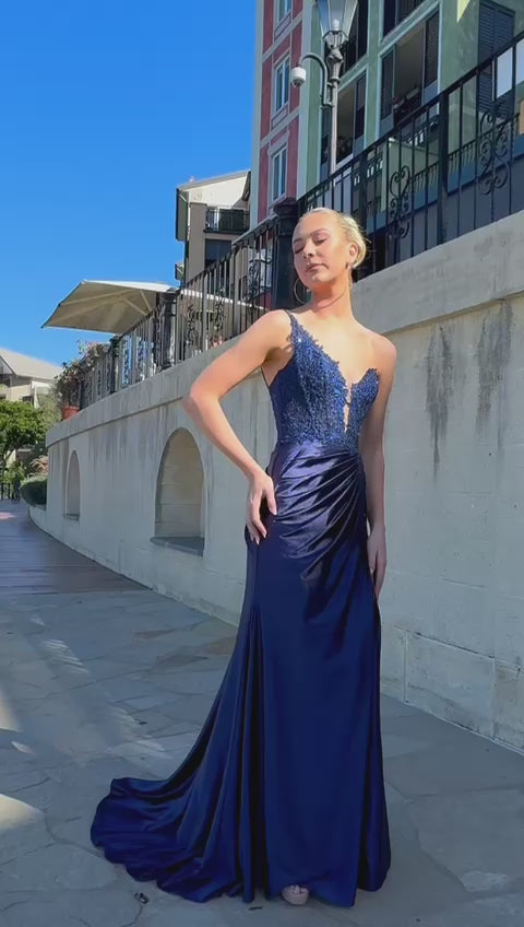 Tina Holly TK553 One Shoulder Satin Prom Dress 2026