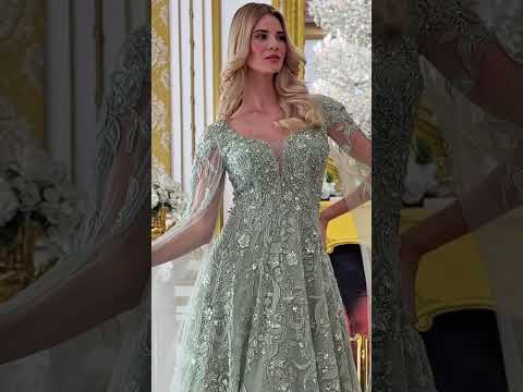 GLS Collective GL3838 Beaded Cape Sleeve Mother of the Bride Dress
