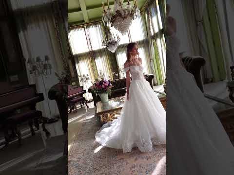 GLS Collective GL3604 Off-Shoulder Bridal Dress